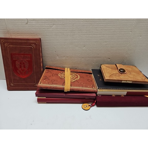 Warner Bros. Other - Lot Of 11 Harry Potter Hogwarts Journal Note Book Embossed Faux Suede